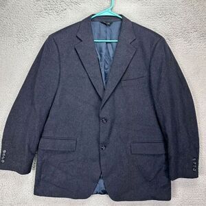 Pavone Blazer Adult 44R Black Pure Cashmere 2 Button Tuxedo Coat Jacket Suit Men